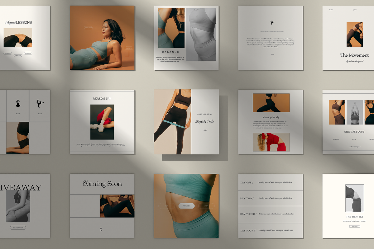 Anima | Social Media Kit l, a Social Media Template by Alana Designed (Photo 4 of 4)