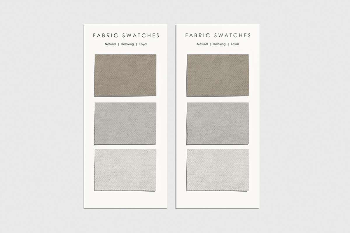 fabric Swatches Mockup, an Advertising Mockup by Twins_studio926 (Photo 4 of 5)