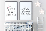Woodland scandi animals, an Animal Illustration by cutelevindesign (Thumbnail 7 of 9)