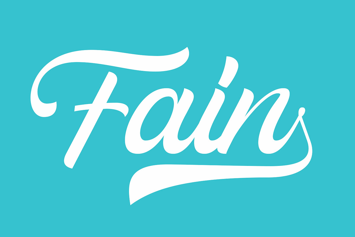Gradine Script Font preview 2