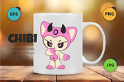 Chibi animals set 01. Tshirt, PNG., an Animal Illustration by KENO Mascots (Thumbnail 3 of 6)