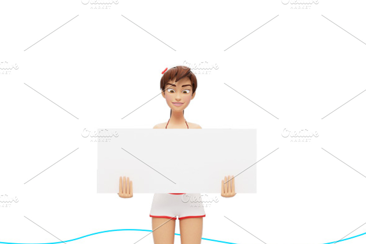 35 Promo Mock-Ups w/ Swimsuit Jenny, an iPad Mockup by Oleg Ribar (Photo 28 of 30)