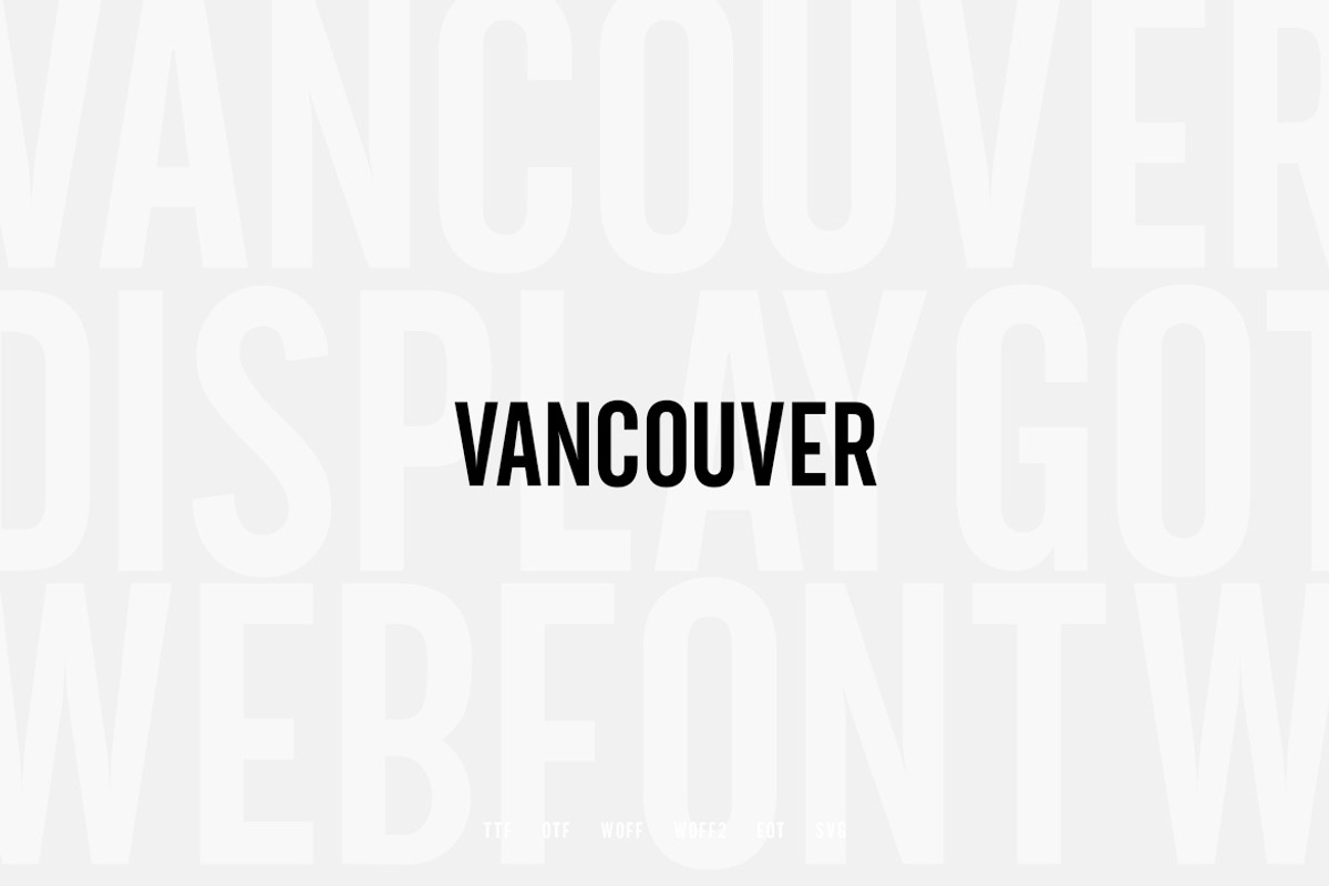 Vancouver - Gothic Typeface preview 3