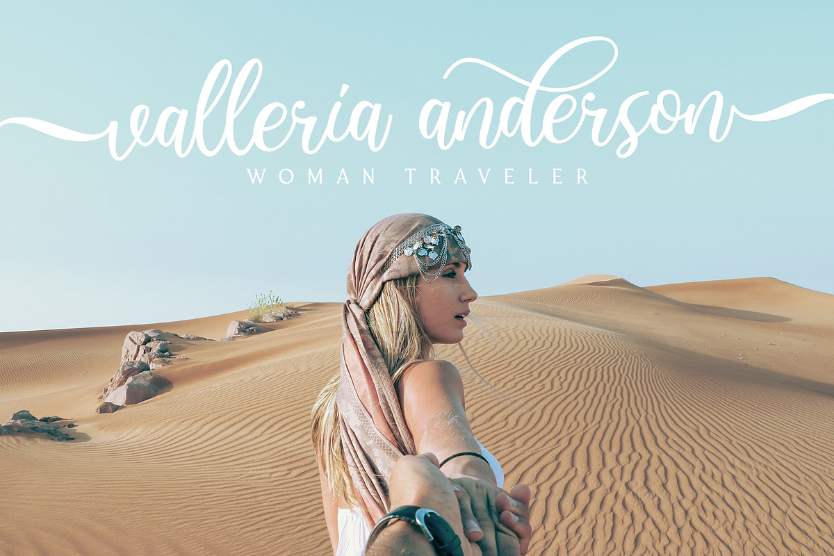 Virgiluna - Modern Calligraphy Font preview 3