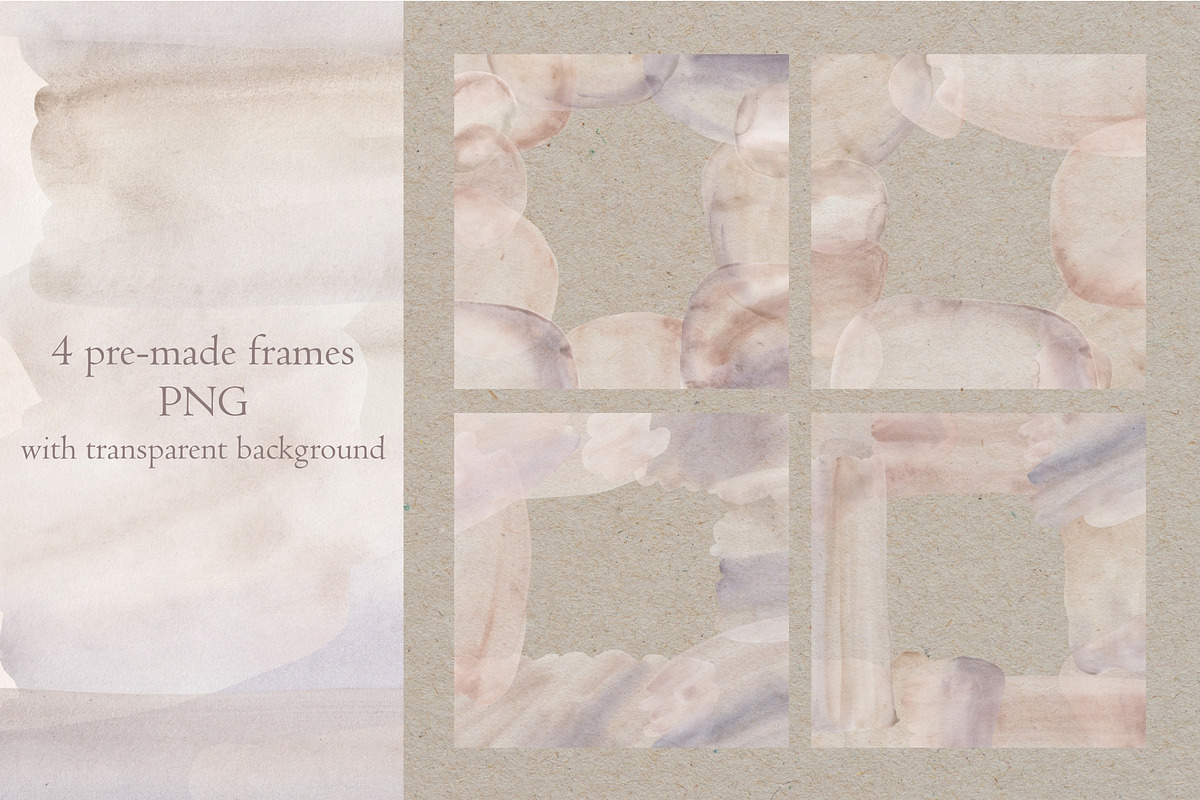 Neutral watercolor, a Texture Graphic by Elona Laff (Photo 7 of 9)