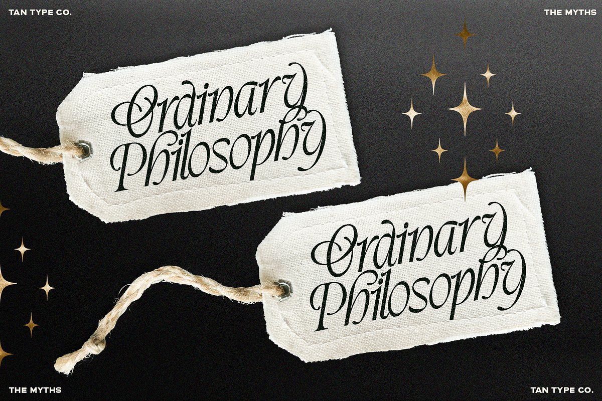 TAN - THE MYTHS, a Font by TanType (Photo 14 of 16)