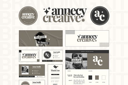 Canva Modern Branding Kit Template, a Branding & Logo Template by Branding Babe Co.
