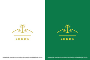 Nature Crown Logo Design Icon, a Branding & Logo Template by Morvana Crew