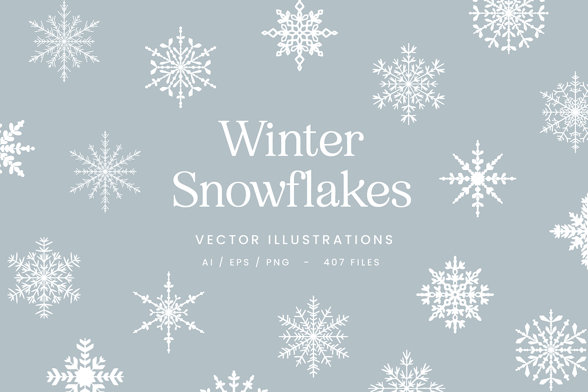 Winter Snowflake Vector Illustration, an Illustration by Emma Webb Studio (Photo 1 of 5)