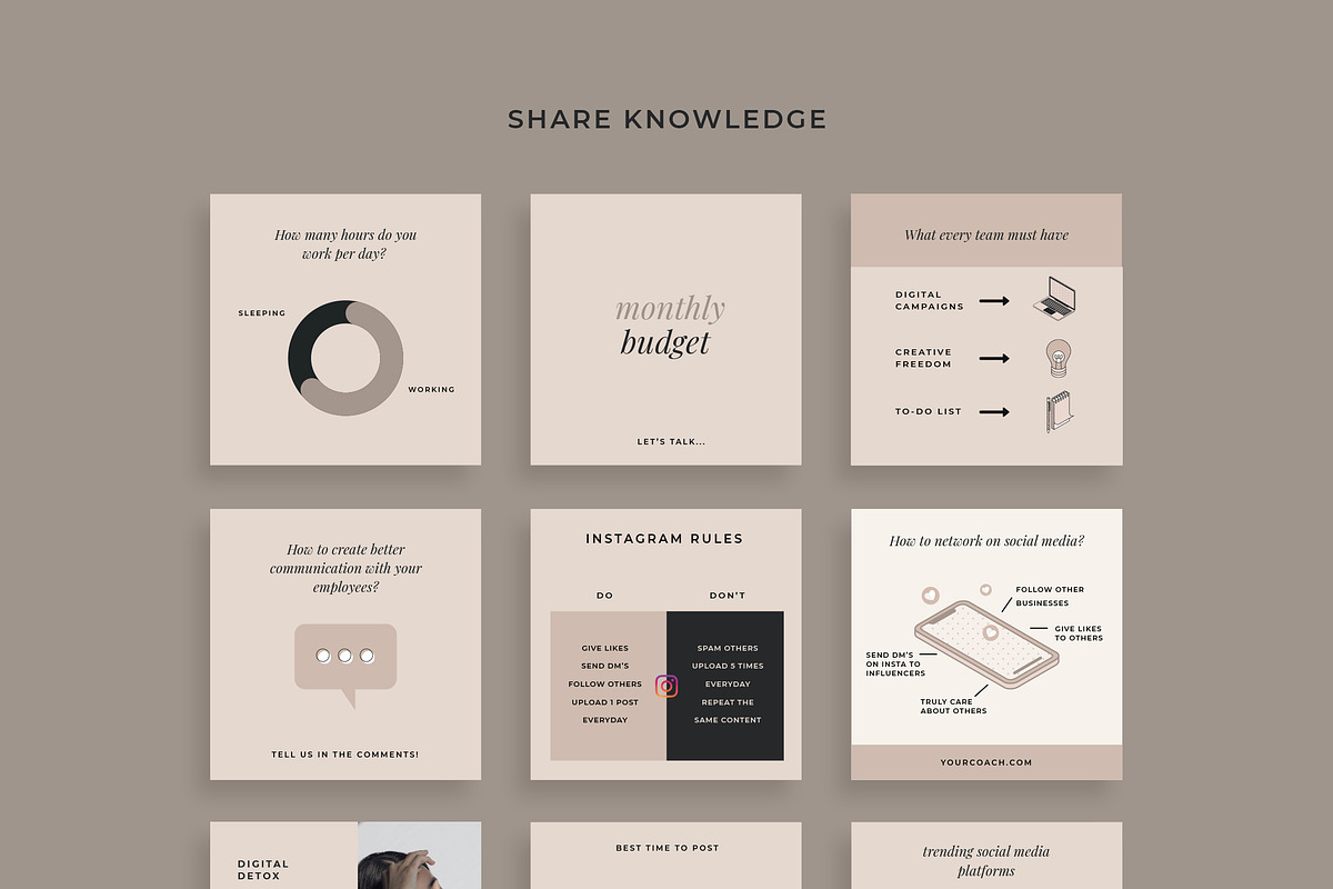Influencer Coach | Social Media Kit, a Social Media Template by Design District (Photo 34 of 45)
