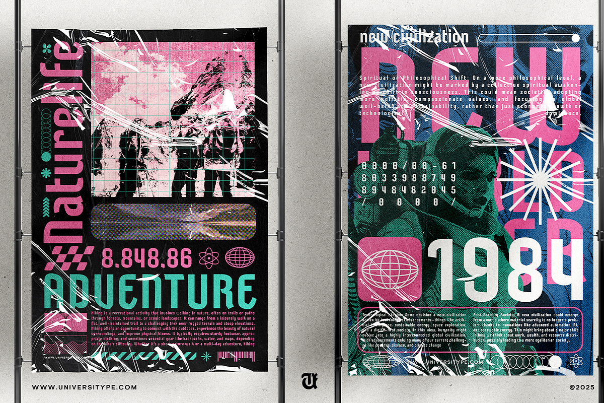 UT Rosantura : A Unique Display Font, a Sans Serif Font by Universitype (Photo 10 of 10)