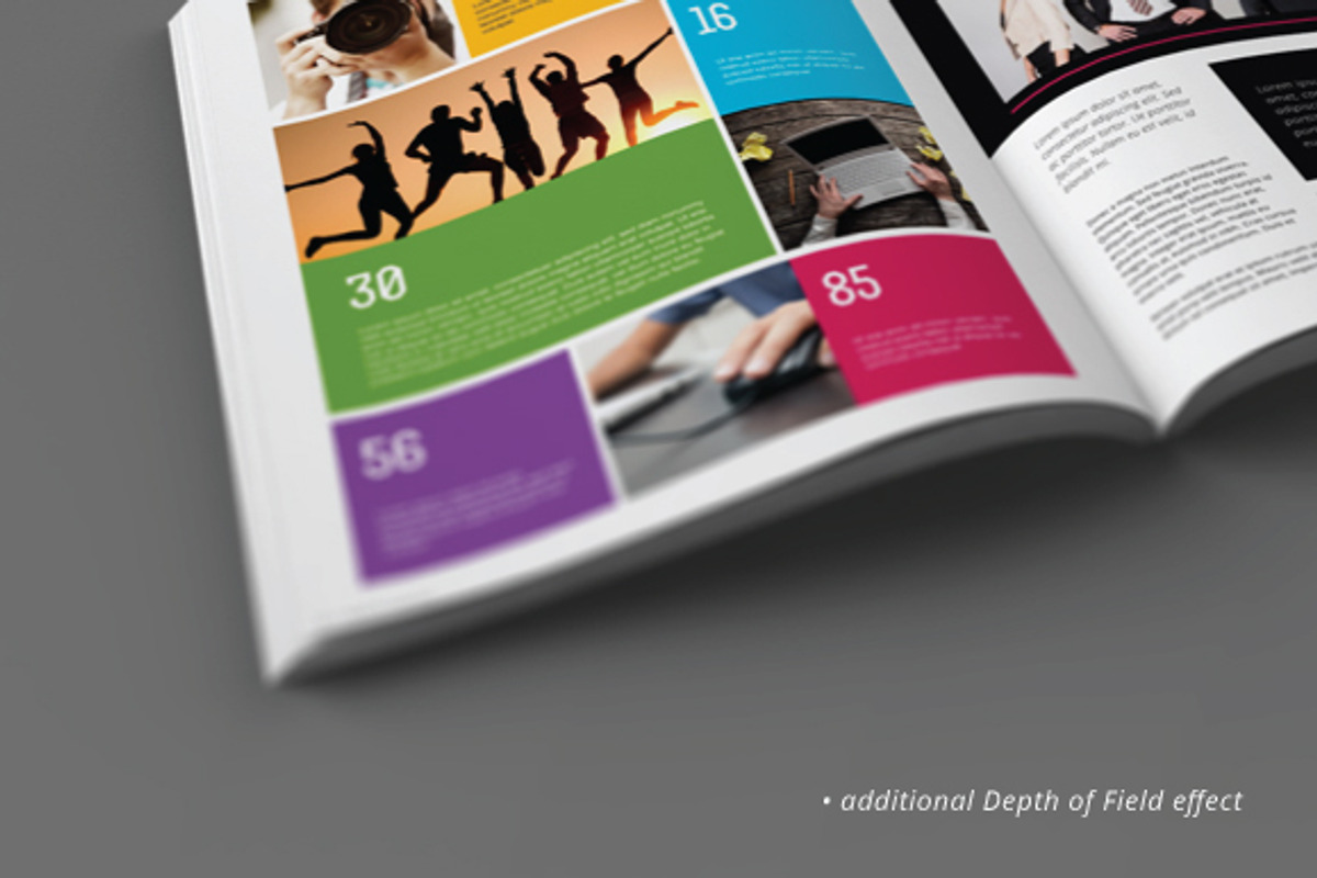 Magazine Mockup, a Print Template by My Code Std