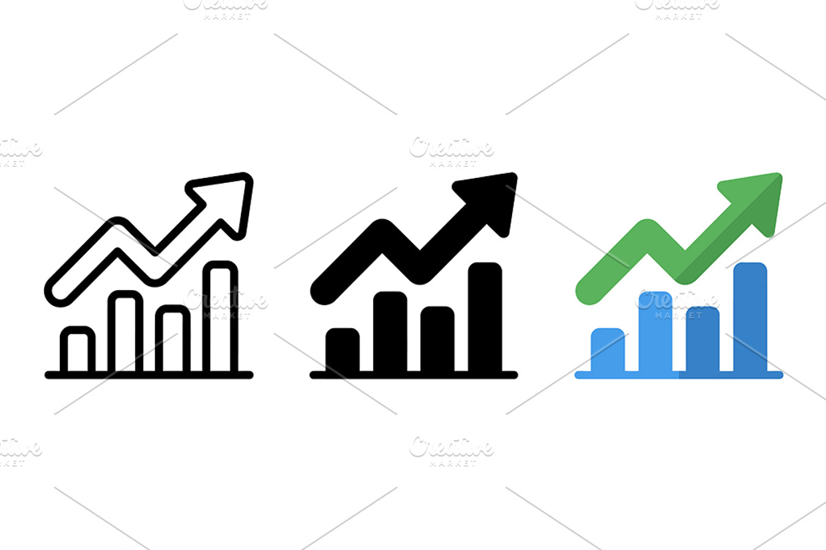 Business Growth Vector Design, a Solid Icon by Artonix (Photo 2 of 2)