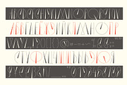 Soviet retro typeface, a Font by Anna Zakharchenko (Thumbnail 13 of 14)