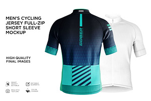 Men's Cyling Jersey Mockup