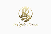 Elegant Hijab Store Logo Headscarves, a Branding & Logo Template by Signatoro (Thumbnail 2 of 2)
