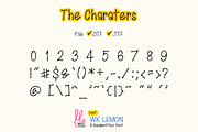 Lemon - Modern & Organic Handwritten, a Handwritten Font by Waris Studio (Thumbnail 9 of 9)