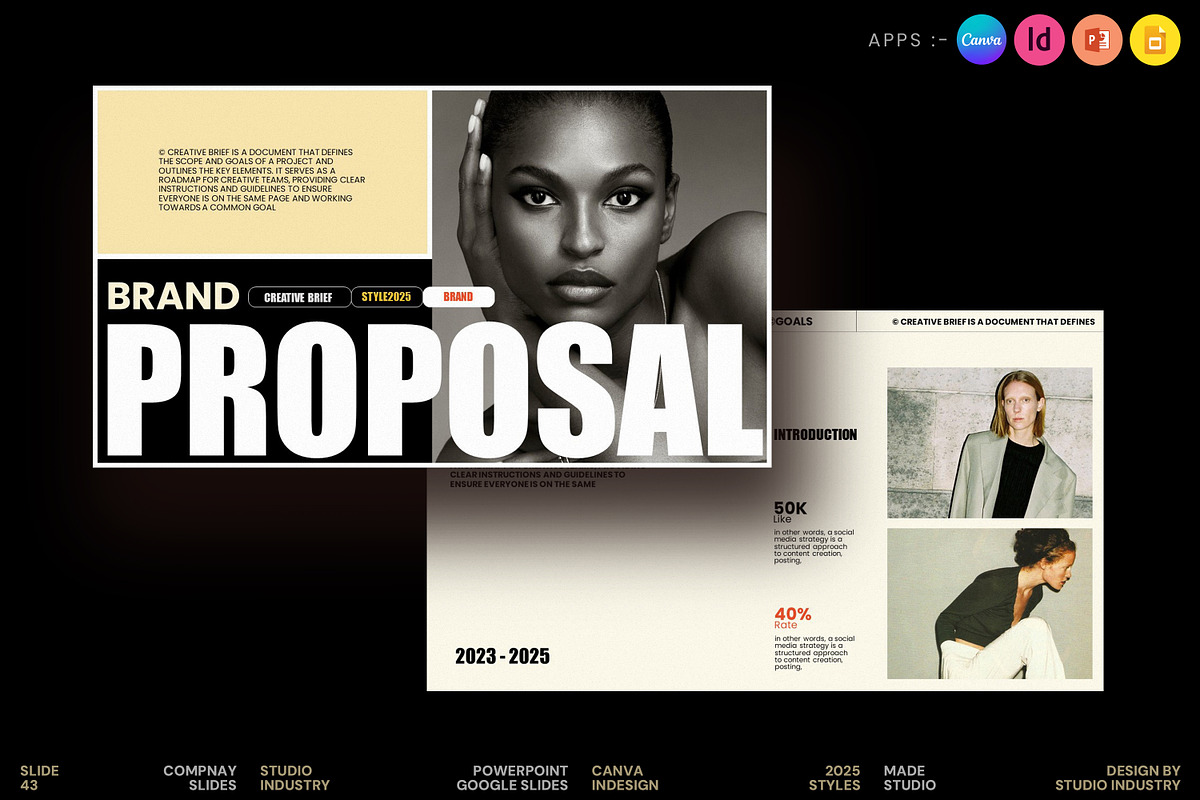 Complete Branding Pack / 4in1, a Presentation Template by Studio Industry (Photo 6 of 19)