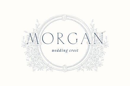 Morgan | Vintage Wedding Crest