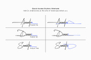 Rinature | Signature Font, a Script Font by Lemonthe (Thumbnail 3 of 9)