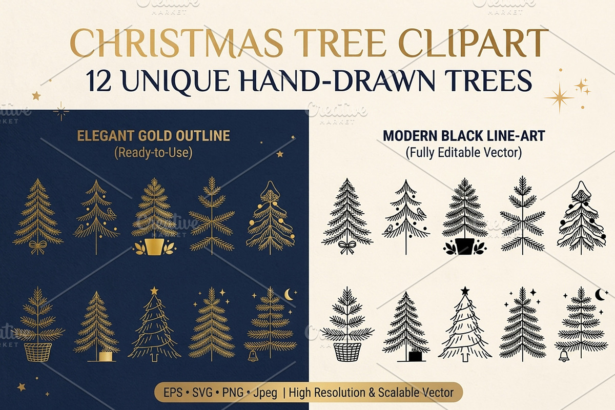 Christmas Backgrounds & Clipar, a Background Graphic by IrenKlm (Photo 2 of 11)