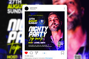 Night Party Flyer, a Flyer Template by FlyeredTemplate (Thumbnail 2 of 3)