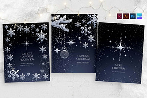Winter Christmas Flyer Template, a Flyer Template by BrandPacks