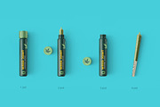 Weed Joint Pre-Roll Tubes 4 PSD, a Cups & Container Mockup by easymock (Thumbnail 2 of 12)