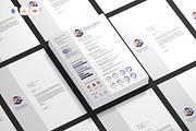 Violet Resume CV, a Resume Template by iDoodle Studio (Thumbnail 1 of 6)