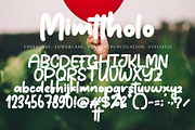 Mimttholo, a Handwritten Font by pineungtype (Thumbnail 6 of 6)