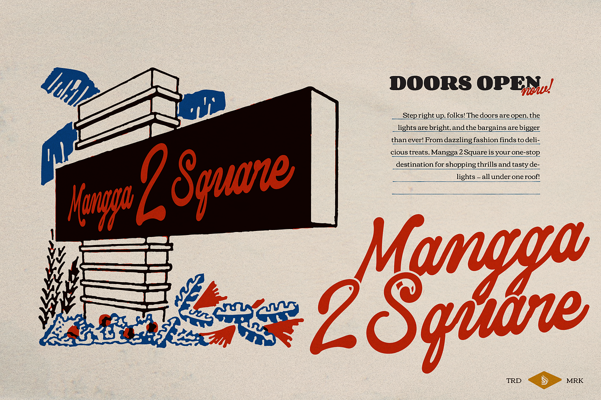 Replica Village Vintage Script Font, a Font by Denustudios (Photo 9 of 12)