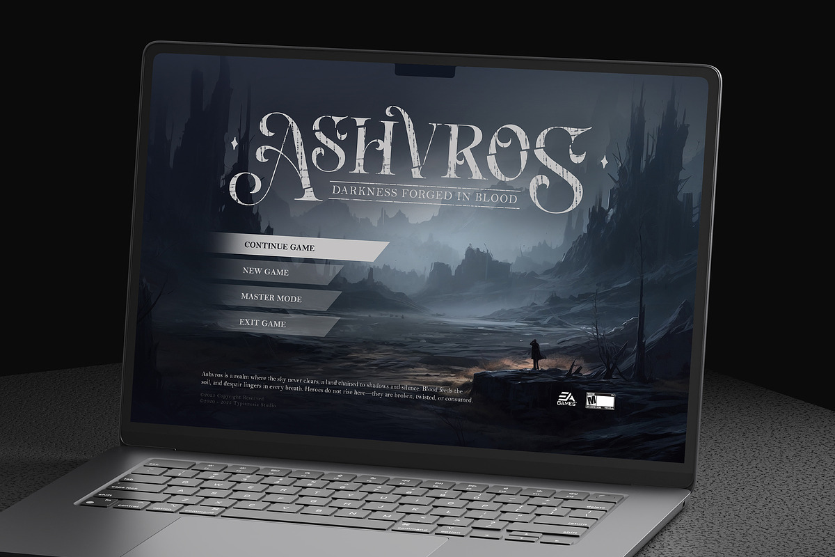Ark Raised - Fantasy Novel Game, a Serif Font by Typia Nesia (Photo 9 of 13)