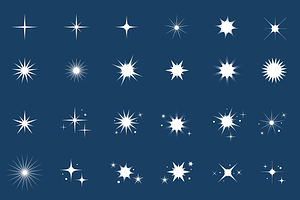 Various stars and constellations, a Solid Icon by ProArt