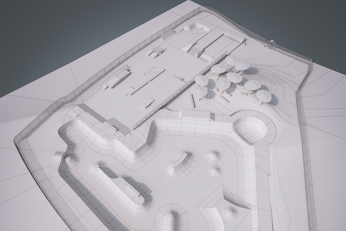 Skate park, an Architecture 3D Model by 3DNUTS (Photo 10 of 10)
