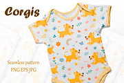 Funny  corgis, an Illustration by EshaStudio (Thumbnail 1 of 4)