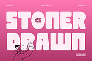 CS Stoner Drawn, a Sans Serif Font by Craft Supply Co. (Thumbnail 1 of 8)