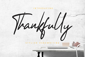 Thankfully Stylish Business Font