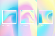 Set Holographic background textures, a Texture Graphic by Uniyok (Thumbnail 3 of 9)