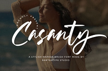 Casanty Signature Brush Font