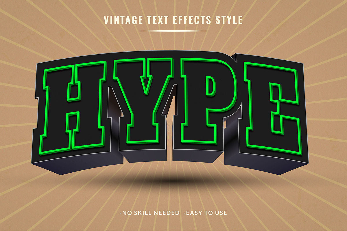 Vector Mixed Art Text Effect