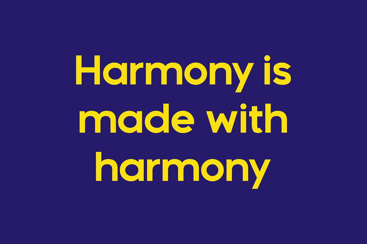 Harmony sans serif typefamily, a Sans Serif Font by Michał Pieczyński (Photo 5 of 5)