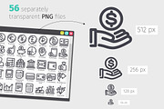 Finance Line Icons Set, an Outline Icon by Voysla's Shop (Thumbnail 3 of 4)