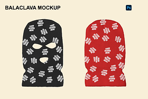 Balaclava Mockup, a Mask Mockup by Infinity Mockups