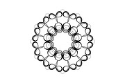 Elegant Mandala Line Art Collection, a Decorative Illustration by NJ Himel (Thumbnail 81 of 101)