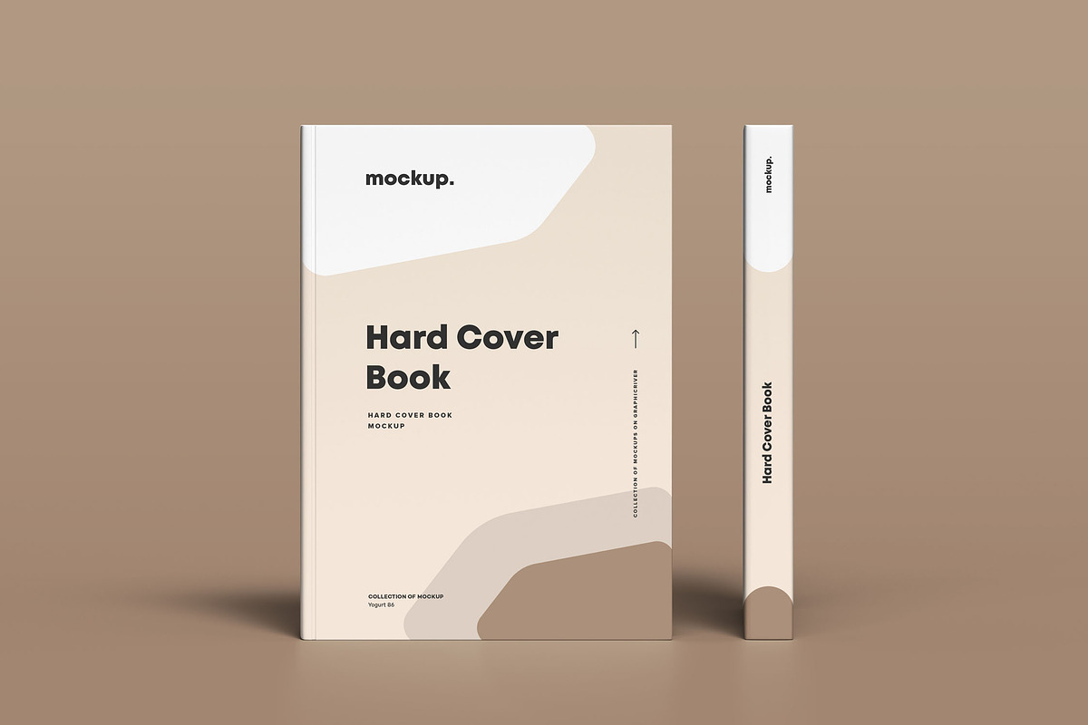 Hard Cover Book Mock-up, a Books & Magazine Mockup by Yogurt86 (Photo 2 of 14)