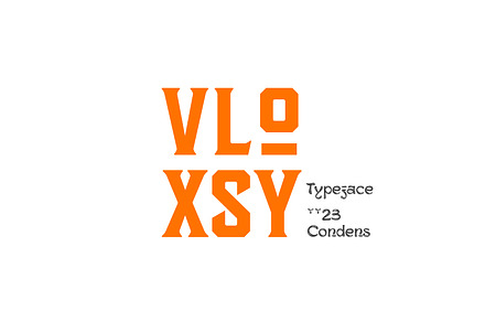 VLOXSY Typeface