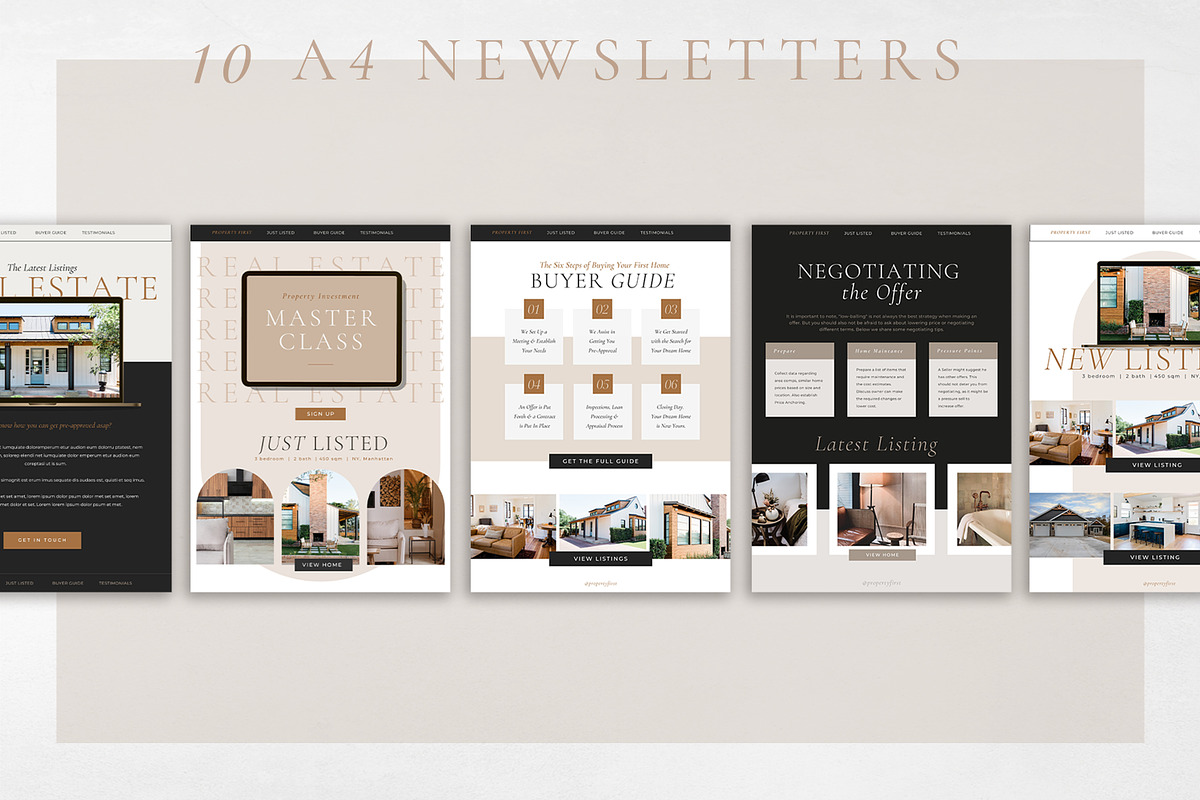 Real Estate Canva Newsletter, an Email Template by Marigold Studios (Photo 7 of 10)