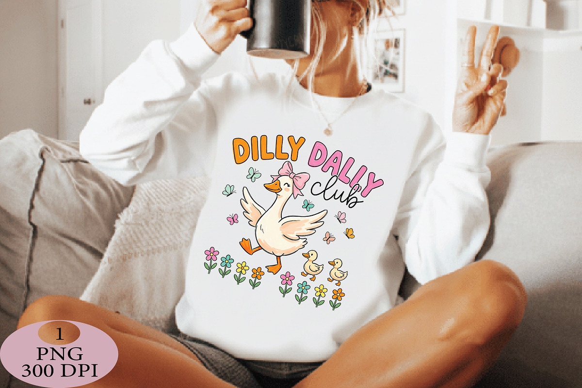 Dilly Dally Duck PNG, an Illustration by Daily.Designs (Photo 2 of 5)