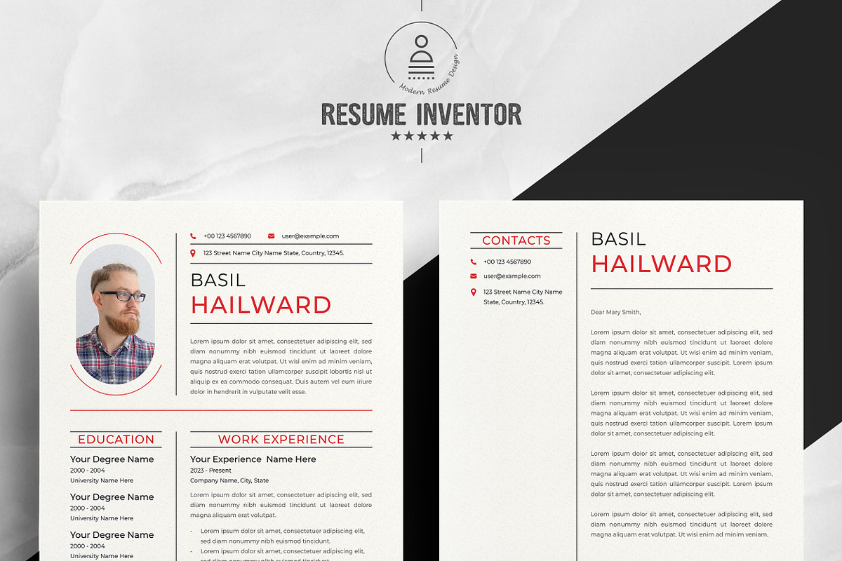 Executive Style CV Layout, a Resume Template by ResumeInventor (Photo 2 of 5)