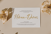 Nomesyl Bridella Beauty Calligraphy, a Script Font by Denustudios (Thumbnail 2 of 12)